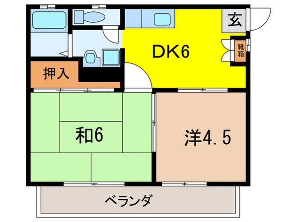 アプリーレ　95の物件間取画像